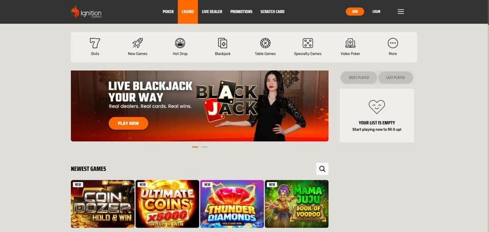 Ignition Casino Review – Ignition Pokies and Casino Games