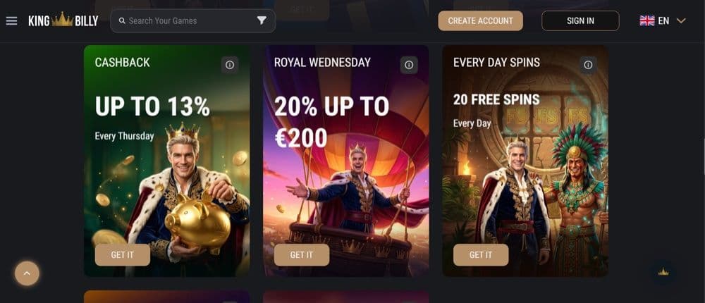 King Billy Casino Review – King Billy No Deposit Bonus