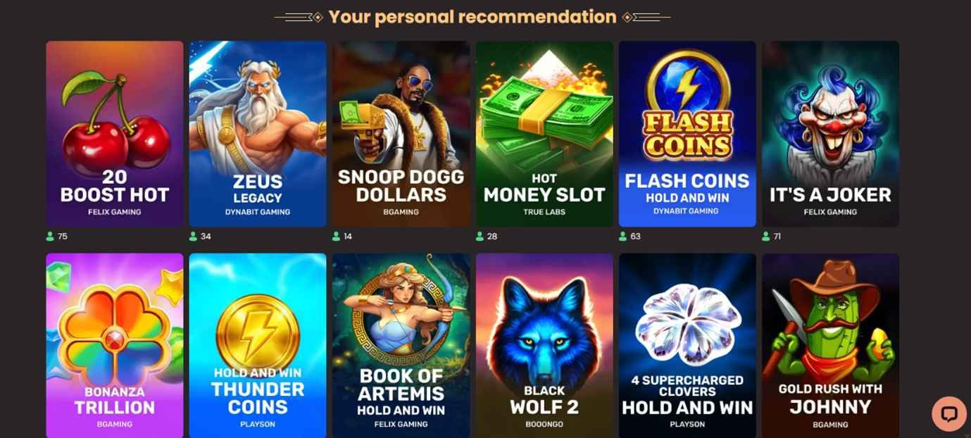 National Casino pokies lobby